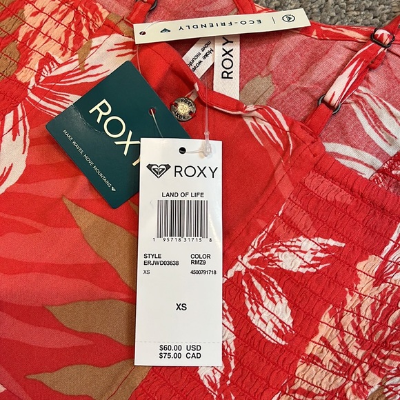 Roxy | NWT Land of Life Floral Midi Dress - Picture 11 of 13